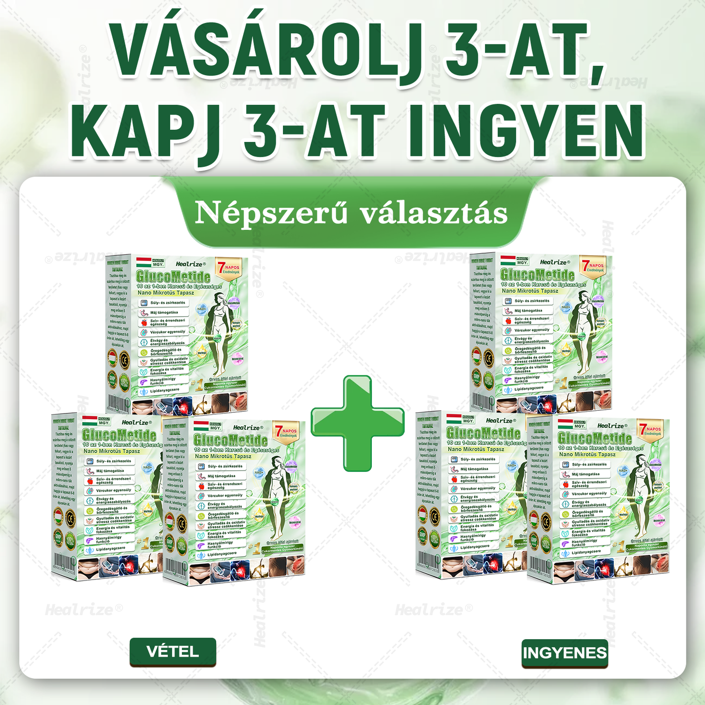 Healrize® 𝗠𝗼𝗿𝗶𝗻𝗴𝗮 × 𝗕𝗲𝗿𝗯𝗲𝗿𝗶𝗻𝗲 × 𝗔𝗠𝗣𝗞 𝟭𝟬-𝗶𝗻-𝟭 𝗠𝗲𝘁𝗮𝗯𝗼𝗹𝗶𝗰 𝗦𝘂𝗽𝗽𝗼𝗿𝘁 𝗡𝗮𝗻𝗼 𝗠𝗶𝗰𝗿𝗼𝗻𝗲𝗲𝗱𝗹𝗲 𝗣𝗮𝘁𝗰𝗵 🇭🇺 (𝐍𝐚𝐩𝐨𝐧𝐭𝐚 𝐜𝐬𝐚𝐤 𝐞𝐠𝐲𝐬𝐳𝐞𝐫, 𝐥𝐚́𝐭𝐡𝐚𝐭𝐨́ 𝐯𝐚́𝐥𝐭𝐨𝐳𝐚́𝐬𝐨𝐤 𝐦𝐚́𝐫 𝟕 𝐧𝐚𝐩 𝐚𝐥𝐚𝐭𝐭)  ✅ 𝐄𝐥𝐡𝐢́𝐳𝐚́𝐬𝐫𝐚,  𝐜𝐮𝐤𝐨𝐫𝐛𝐞𝐭𝐞𝐠𝐬𝐞́𝐠𝐫𝐞, 𝐚𝐥𝐯𝐚́𝐬𝐢 𝐚𝐩𝐧𝐨𝐞́𝐫𝐚, 𝐢́𝐳𝐮̈𝐥𝐞𝐭𝐢 𝐩𝐫𝐨𝐛𝐥𝐞́𝐦𝐚́𝐤𝐫𝐚 𝐞́𝐬 𝐦𝐞́𝐠 𝐬𝐨𝐤 𝐦𝐚́𝐬𝐫𝐚 🔥
