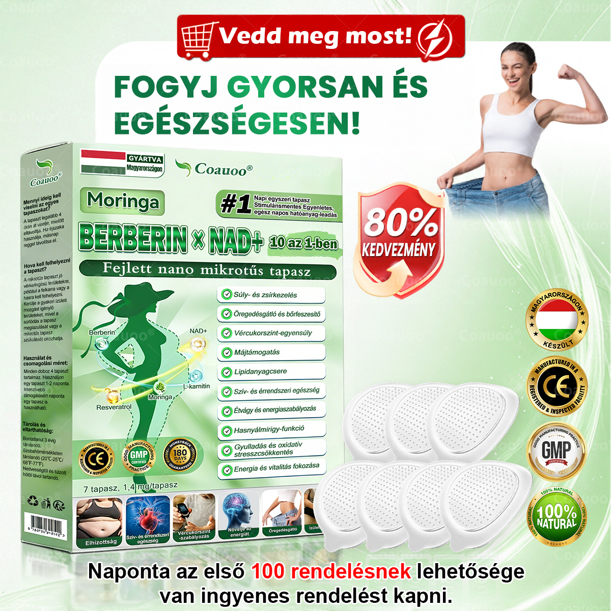 🎁 Már csak 5 doboz maradt! Most extra 50% kedvezménnyel! Erősítse a testét, éljen egészségesen! Cselekedjen most — jövőre már nem lesz erre esély!