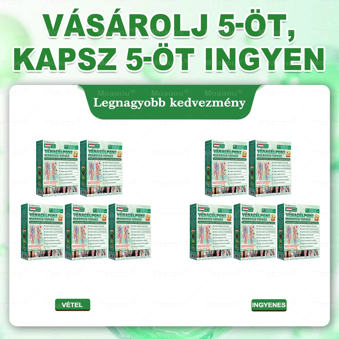 Moauou® Ércélzó Mikrotűs Tapasz ⚡ Azonnali enyhülés, hosszan tartó eredmények – NAGY AKCIÓ!
